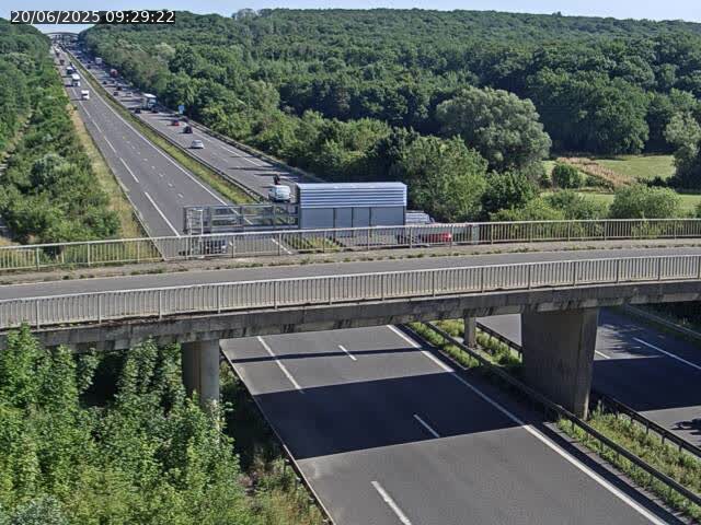 Caméra autoroute France - A31, Zoufftgen direction Luxembourg-ville, à la frontière entre la France et le Luxembourg