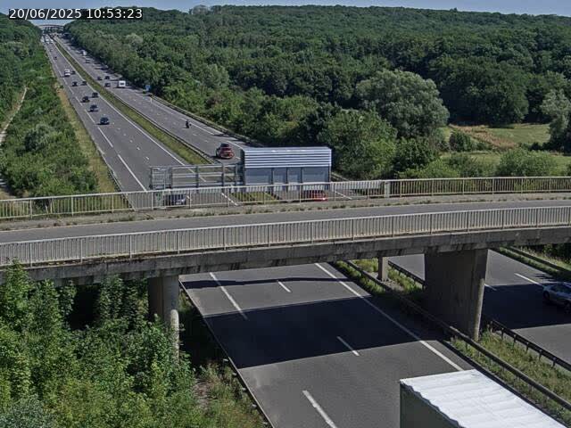 Caméra autoroute France - A31, Zoufftgen direction Luxembourg-ville, à la frontière entre la France et le Luxembourg