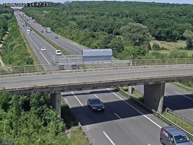 Caméra autoroute France - A31, Zoufftgen direction Luxembourg-ville, à la frontière entre la France et le Luxembourg