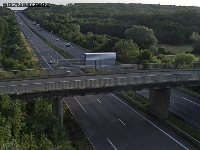 <h2>Caméra autoroute France - A31, Zoufftgen direction Luxembourg-ville, à la frontière entre la France et le Luxembourg</h2>