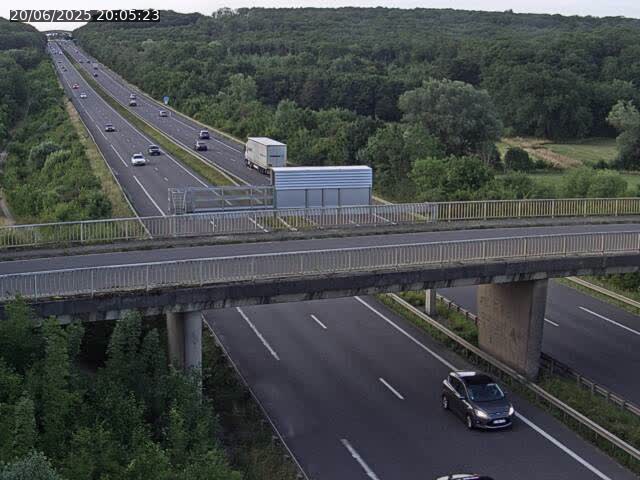 Caméra autoroute France - A31, Zoufftgen direction Luxembourg-ville, à la frontière entre la France et le Luxembourg