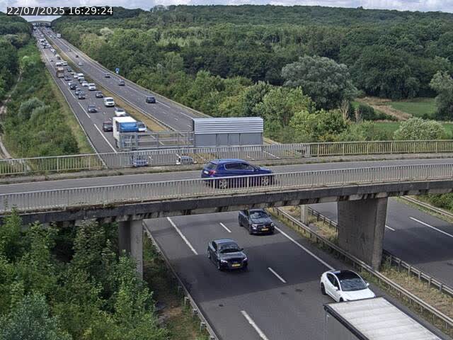 Caméra autoroute France - A31, Zoufftgen direction Luxembourg-ville, à la frontière entre la France et le Luxembourg
