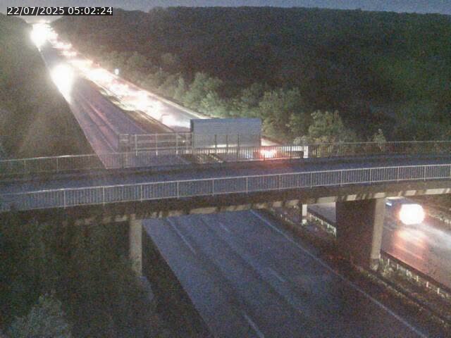 Caméra autoroute France - A31, Zoufftgen direction Luxembourg-ville, à la frontière entre la France et le Luxembourg