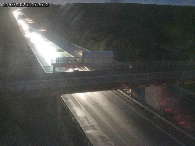 Caméra autoroute France - A31, Zoufftgen direction Luxembourg-ville, à la frontière entre la France et le Luxembourg