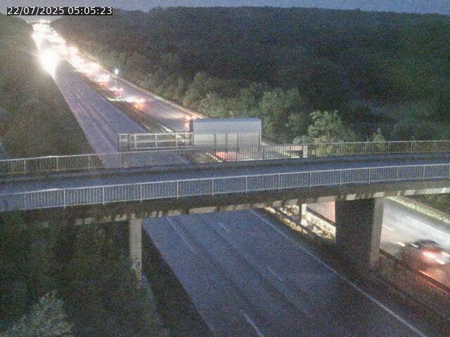 Caméra autoroute France - A31, Zoufftgen direction Luxembourg-ville, à la frontière entre la France et le Luxembourg