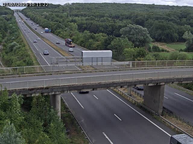 Caméra autoroute France - A31, Zoufftgen direction Luxembourg-ville, à la frontière entre la France et le Luxembourg