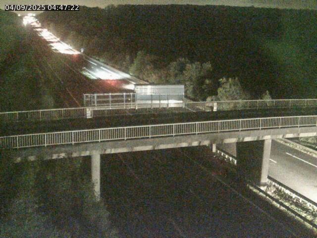 Caméra autoroute France - A31, Zoufftgen direction Luxembourg-ville, à la frontière entre la France et le Luxembourg