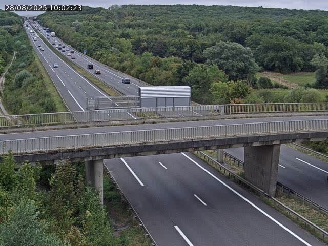<h2>Caméra autoroute France - A31, Zoufftgen direction Luxembourg-ville, à la frontière entre la France et le Luxembourg</h2>