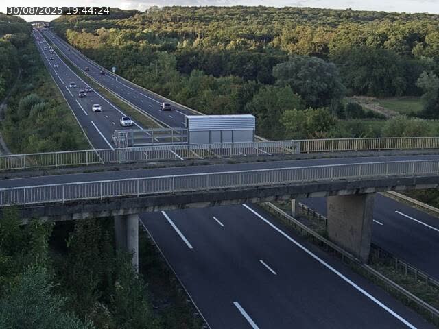 Caméra autoroute France - A31, Zoufftgen direction Luxembourg-ville, à la frontière entre la France et le Luxembourg