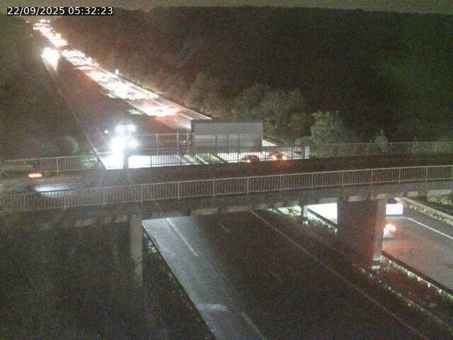 Caméra autoroute France - A31, Zoufftgen direction Luxembourg-ville, à la frontière entre la France et le Luxembourg