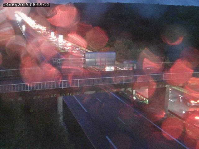 Caméra autoroute France - A31, Zoufftgen direction Luxembourg-ville, à la frontière entre la France et le Luxembourg