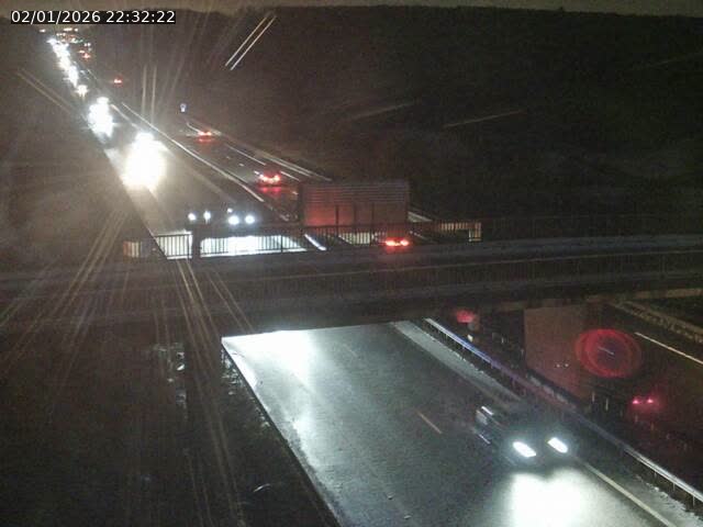 Caméra autoroute France - A31, Zoufftgen direction Luxembourg-ville, à la frontière entre la France et le Luxembourg