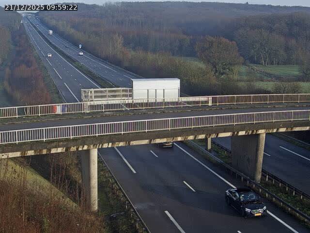 Caméra autoroute France - A31, Zoufftgen direction Luxembourg-ville, à la frontière entre la France et le Luxembourg