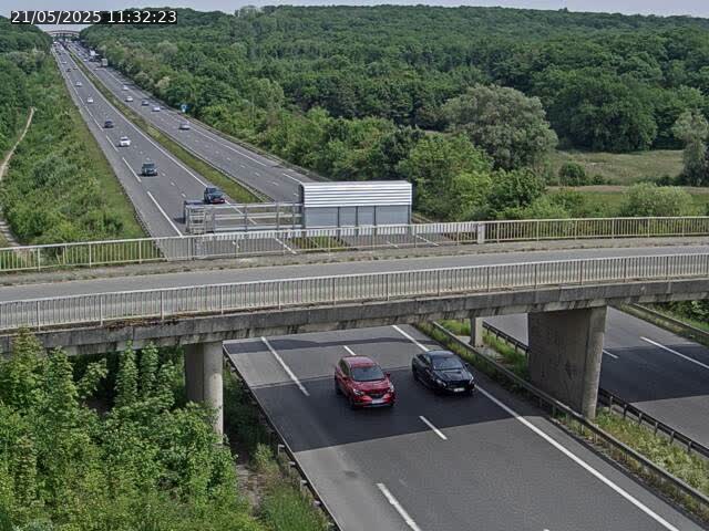 <h2>Caméra autoroute France - A31, Zoufftgen direction Luxembourg-ville, à la frontière entre la France et le Luxembourg</h2>