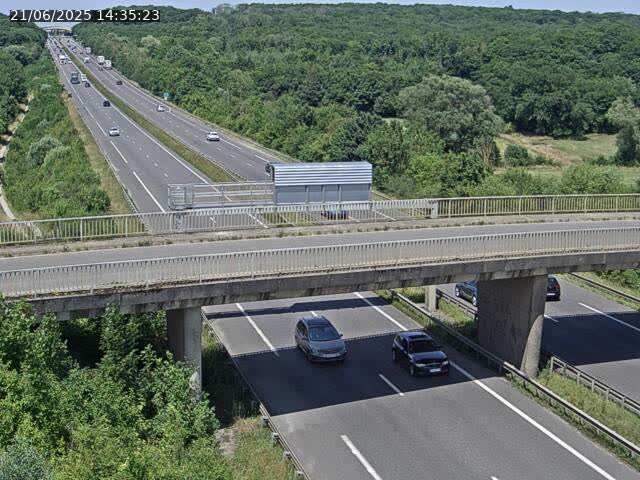Caméra autoroute France - A31, Zoufftgen direction Luxembourg-ville, à la frontière entre la France et le Luxembourg