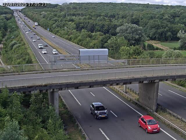 <h2>Caméra autoroute France - A31, Zoufftgen direction Luxembourg-ville, à la frontière entre la France et le Luxembourg</h2>