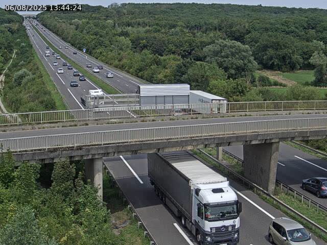Caméra autoroute France - A31, Zoufftgen direction Luxembourg-ville, à la frontière entre la France et le Luxembourg