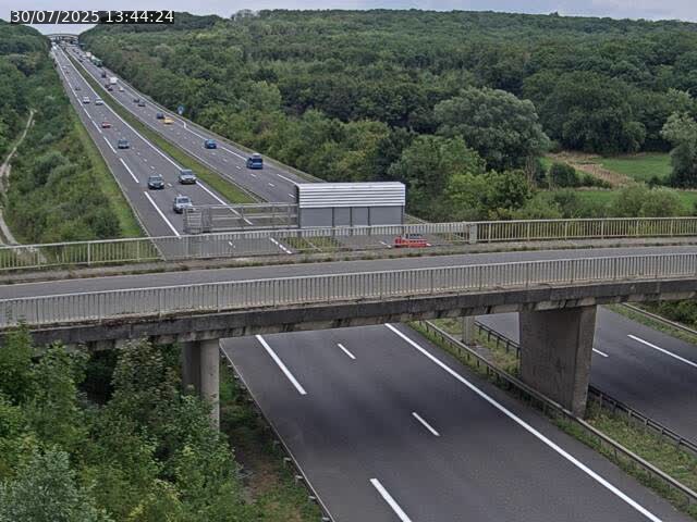 Caméra autoroute France - A31, Zoufftgen direction Luxembourg-ville, à la frontière entre la France et le Luxembourg