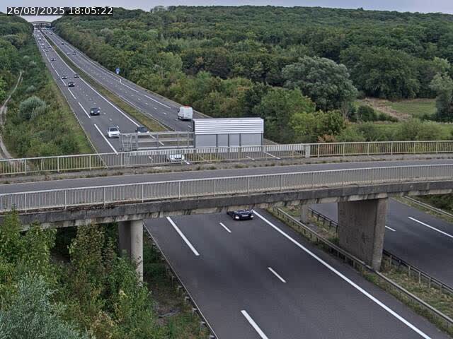 <h2>Caméra autoroute France - A31, Zoufftgen direction Luxembourg-ville, à la frontière entre la France et le Luxembourg</h2>