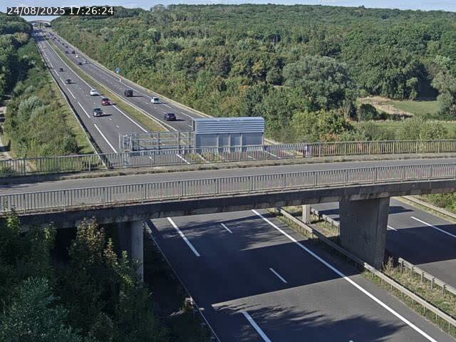 Caméra autoroute France - A31, Zoufftgen direction Luxembourg-ville, à la frontière entre la France et le Luxembourg