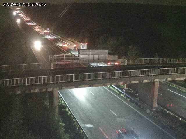 Caméra autoroute France - A31, Zoufftgen direction Luxembourg-ville, à la frontière entre la France et le Luxembourg