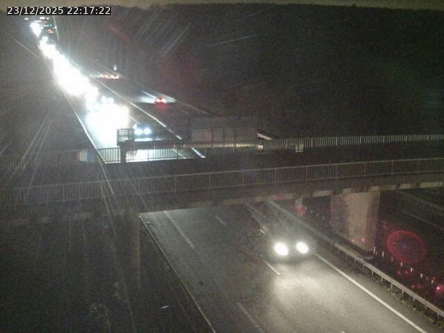 Caméra autoroute France - A31, Zoufftgen direction Luxembourg-ville, à la frontière entre la France et le Luxembourg