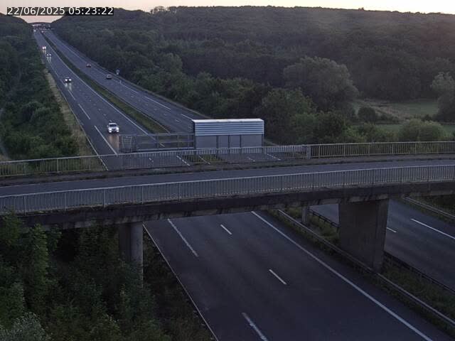 <h2>Caméra autoroute France - A31, Zoufftgen direction Luxembourg-ville, à la frontière entre la France et le Luxembourg</h2>