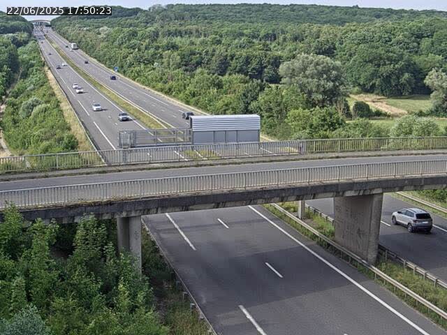 <h2>Caméra autoroute France - A31, Zoufftgen direction Luxembourg-ville, à la frontière entre la France et le Luxembourg</h2>