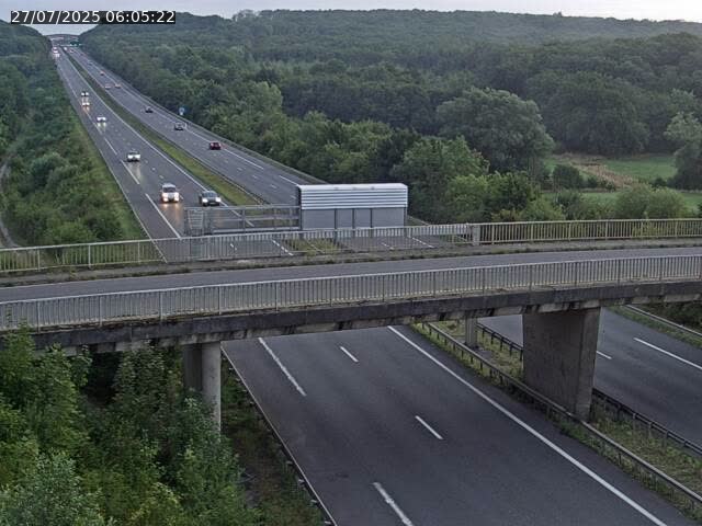 Caméra autoroute France - A31, Zoufftgen direction Luxembourg-ville, à la frontière entre la France et le Luxembourg