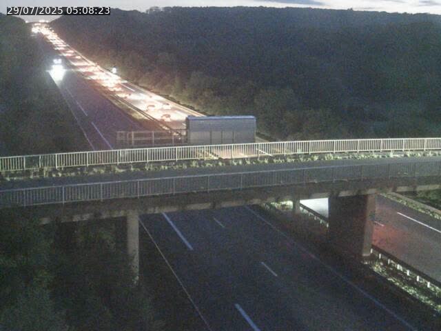 Caméra autoroute France - A31, Zoufftgen direction Luxembourg-ville, à la frontière entre la France et le Luxembourg