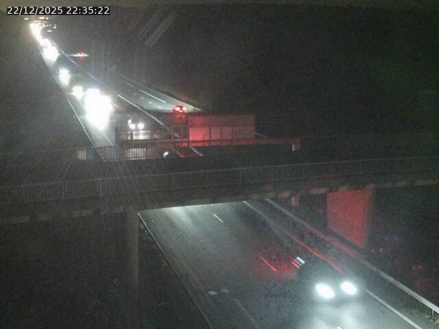 Caméra autoroute France - A31, Zoufftgen direction Luxembourg-ville, à la frontière entre la France et le Luxembourg