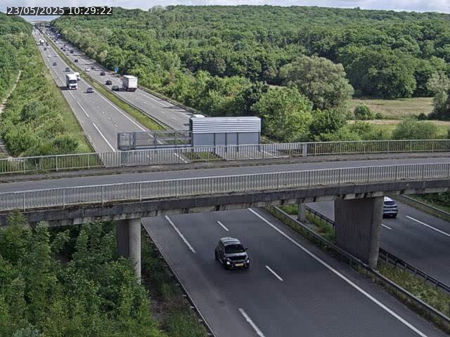 Caméra autoroute France - A31, Zoufftgen direction Luxembourg-ville, à la frontière entre la France et le Luxembourg