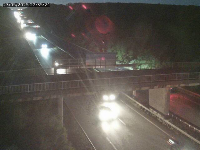 Caméra autoroute France - A31, Zoufftgen direction Luxembourg-ville, à la frontière entre la France et le Luxembourg