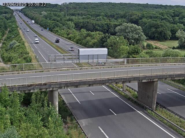 Caméra autoroute France - A31, Zoufftgen direction Luxembourg-ville, à la frontière entre la France et le Luxembourg