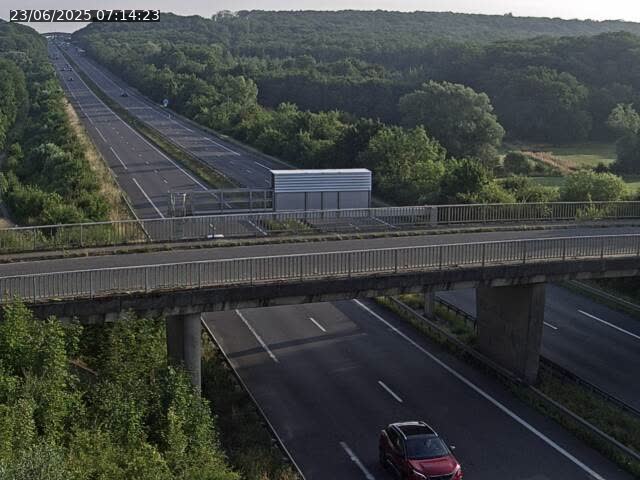 <h2>Caméra autoroute France - A31, Zoufftgen direction Luxembourg-ville, à la frontière entre la France et le Luxembourg</h2>