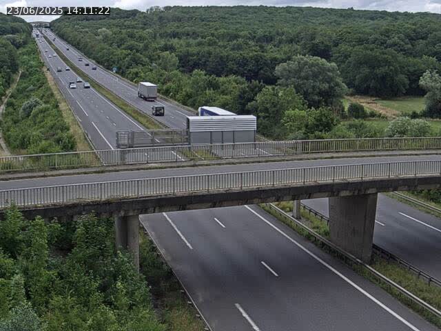 <h2>Caméra autoroute France - A31, Zoufftgen direction Luxembourg-ville, à la frontière entre la France et le Luxembourg</h2>