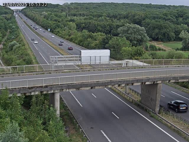 Caméra autoroute France - A31, Zoufftgen direction Luxembourg-ville, à la frontière entre la France et le Luxembourg