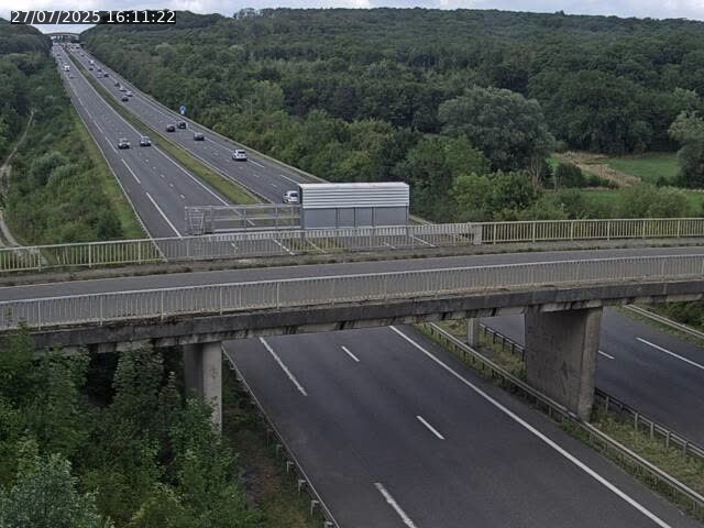 <h2>Caméra autoroute France - A31, Zoufftgen direction Luxembourg-ville, à la frontière entre la France et le Luxembourg</h2>