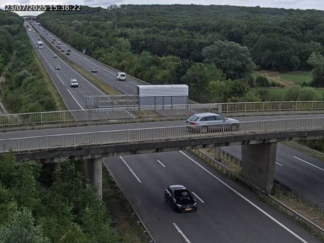 Caméra autoroute France - A31, Zoufftgen direction Luxembourg-ville, à la frontière entre la France et le Luxembourg