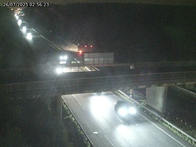 Caméra autoroute France - A31, Zoufftgen direction Luxembourg-ville, à la frontière entre la France et le Luxembourg