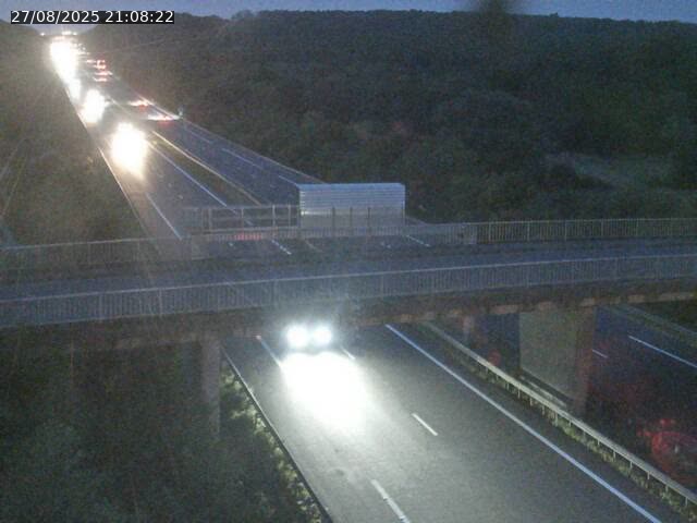 Caméra autoroute France - A31, Zoufftgen direction Luxembourg-ville, à la frontière entre la France et le Luxembourg