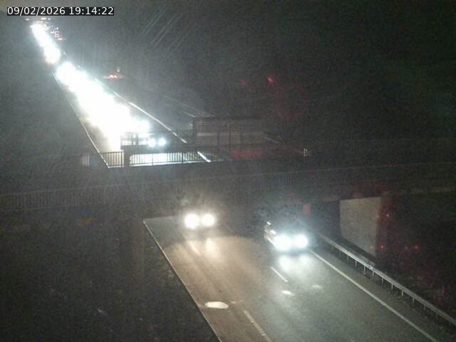 Caméra autoroute France - A31, Zoufftgen direction Luxembourg-ville, à la frontière entre la France et le Luxembourg