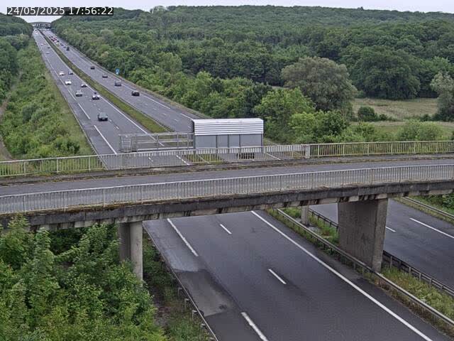 Caméra autoroute France - A31, Zoufftgen direction Luxembourg-ville, à la frontière entre la France et le Luxembourg
