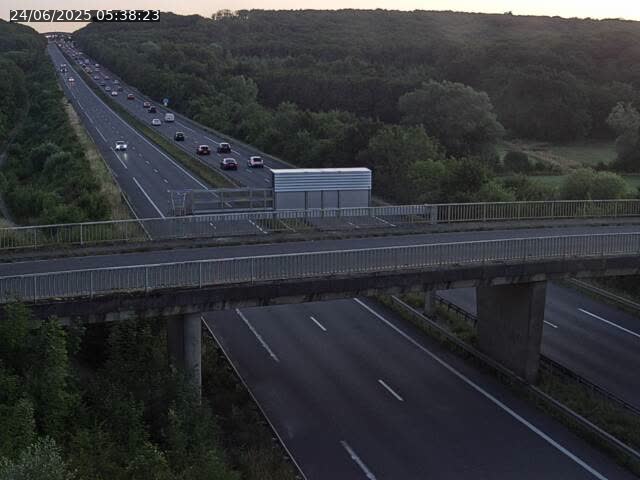 Caméra autoroute France - A31, Zoufftgen direction Luxembourg-ville, à la frontière entre la France et le Luxembourg