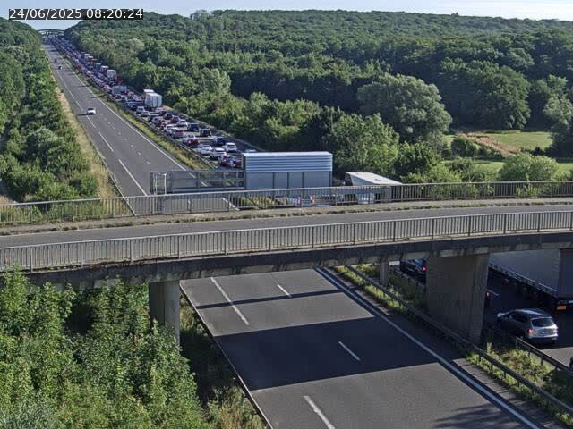 <h2>Caméra autoroute France - A31, Zoufftgen direction Luxembourg-ville, à la frontière entre la France et le Luxembourg</h2>
