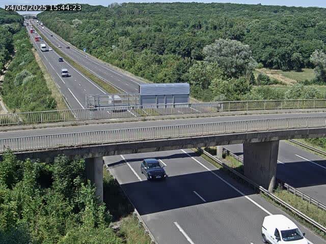 Caméra autoroute France - A31, Zoufftgen direction Luxembourg-ville, à la frontière entre la France et le Luxembourg