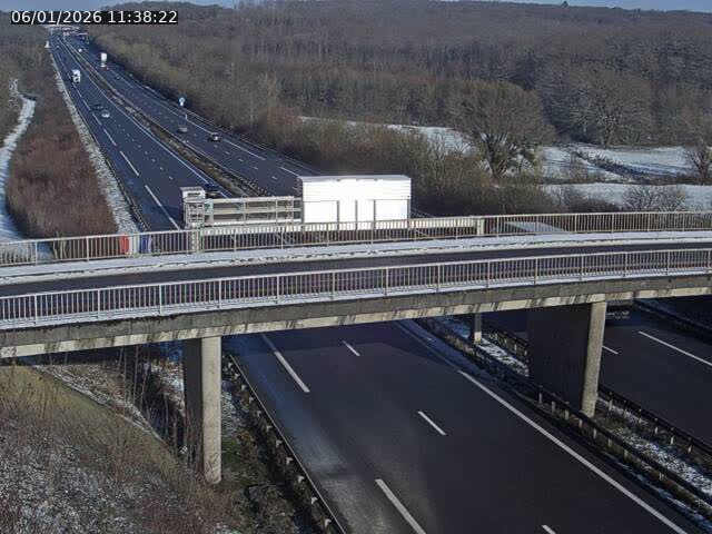 Caméra autoroute France - A31, Zoufftgen direction Luxembourg-ville, à la frontière entre la France et le Luxembourg