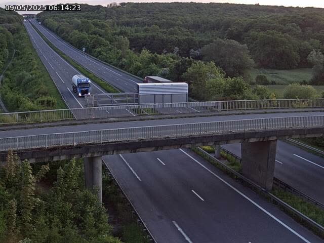 Caméra autoroute France - A31, Zoufftgen direction Luxembourg-ville, à la frontière entre la France et le Luxembourg