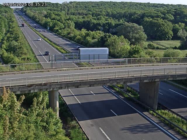 Caméra autoroute France - A31, Zoufftgen direction Luxembourg-ville, à la frontière entre la France et le Luxembourg