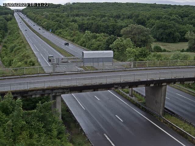 Caméra autoroute France - A31, Zoufftgen direction Luxembourg-ville, à la frontière entre la France et le Luxembourg